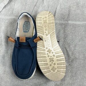 Hey Dude Navy Blue Casual Slip-Ons